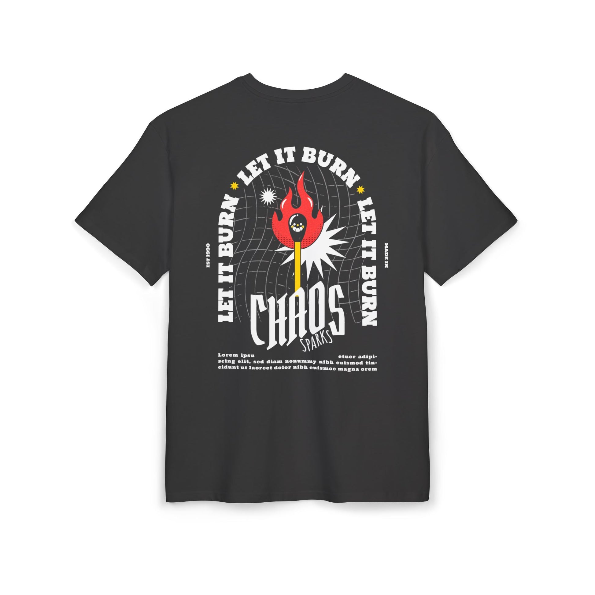 FASTLANE® Unisex Oversized T-SHIRT | LET IT BURN