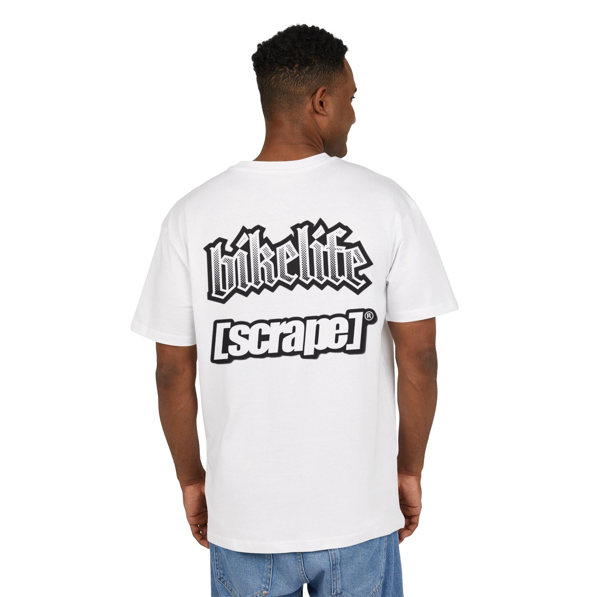 FASTLANE® Unisex Oversized T-SHIRT | BikeLife Scrape