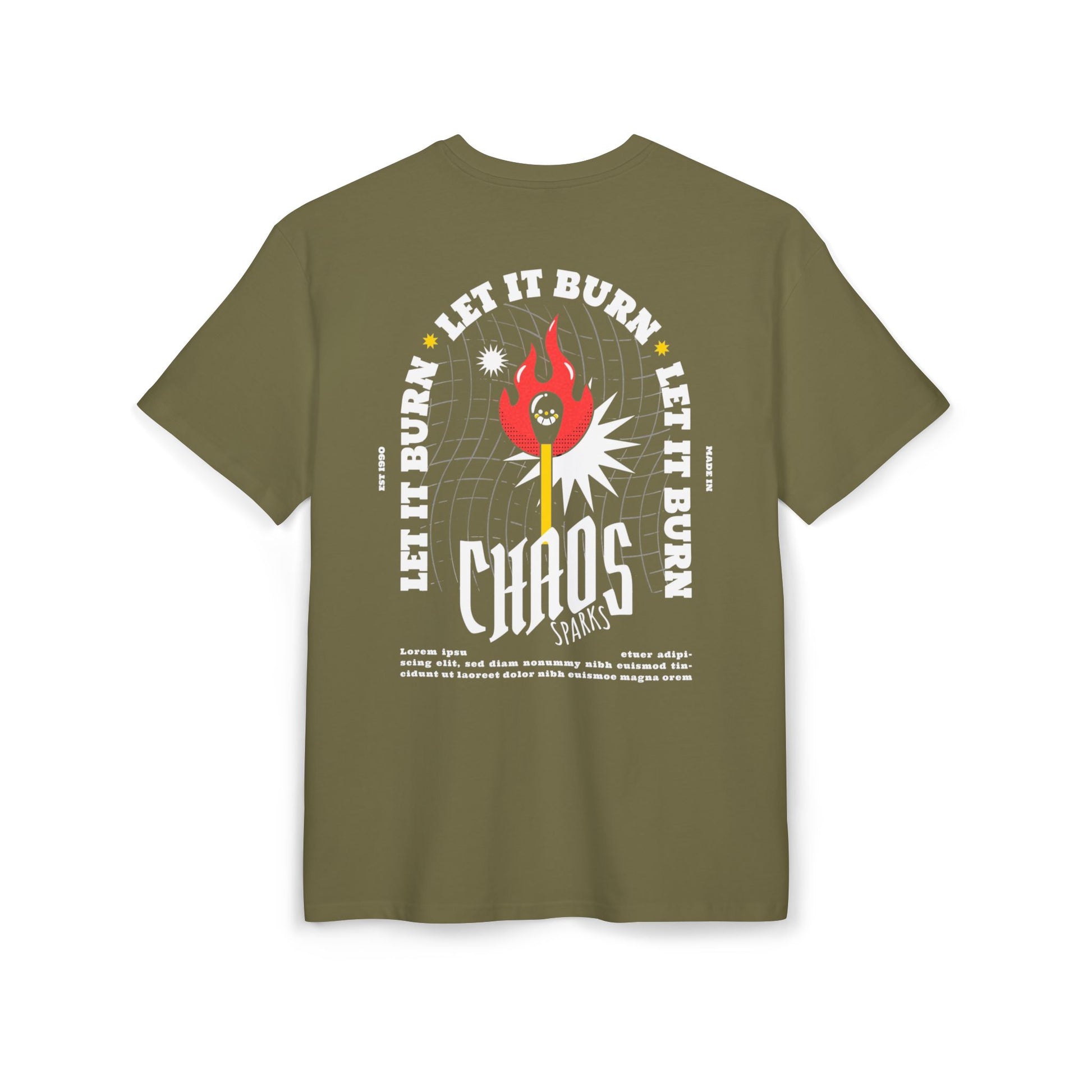 FASTLANE® Unisex Oversized T-SHIRT | LET IT BURN