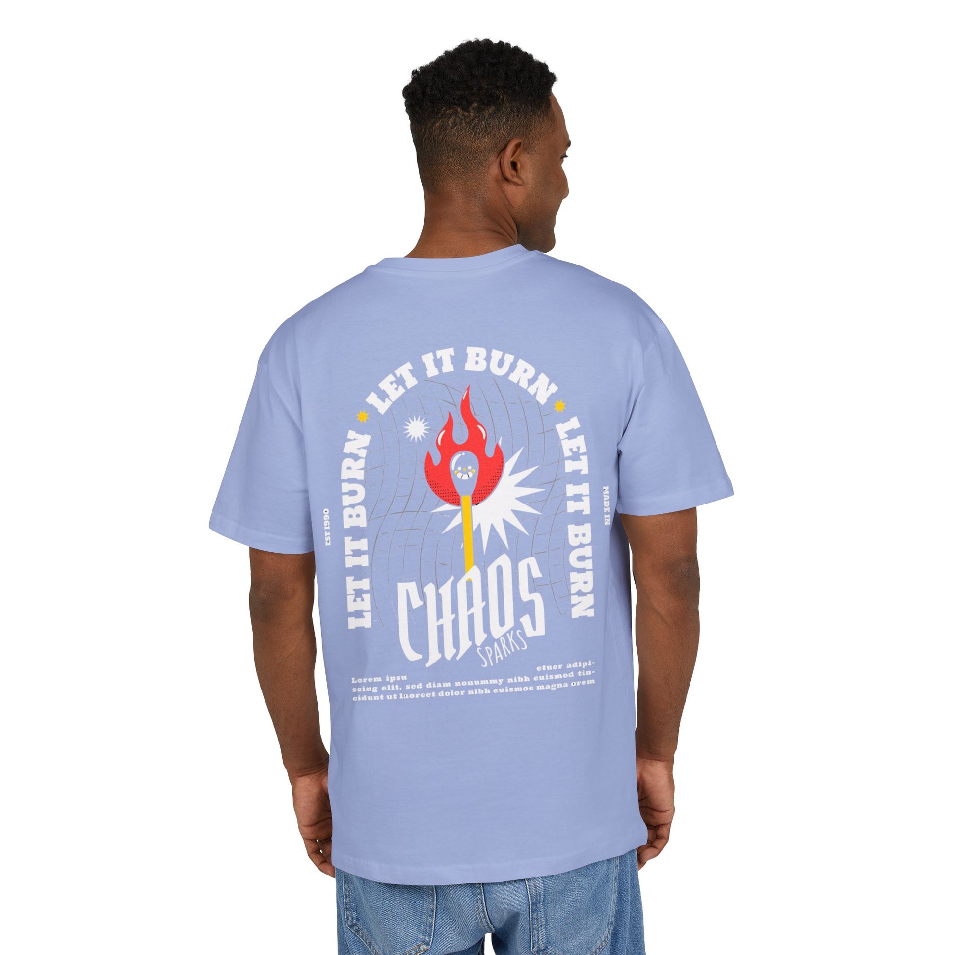 FASTLANE® Unisex Oversized T-SHIRT | LET IT BURN