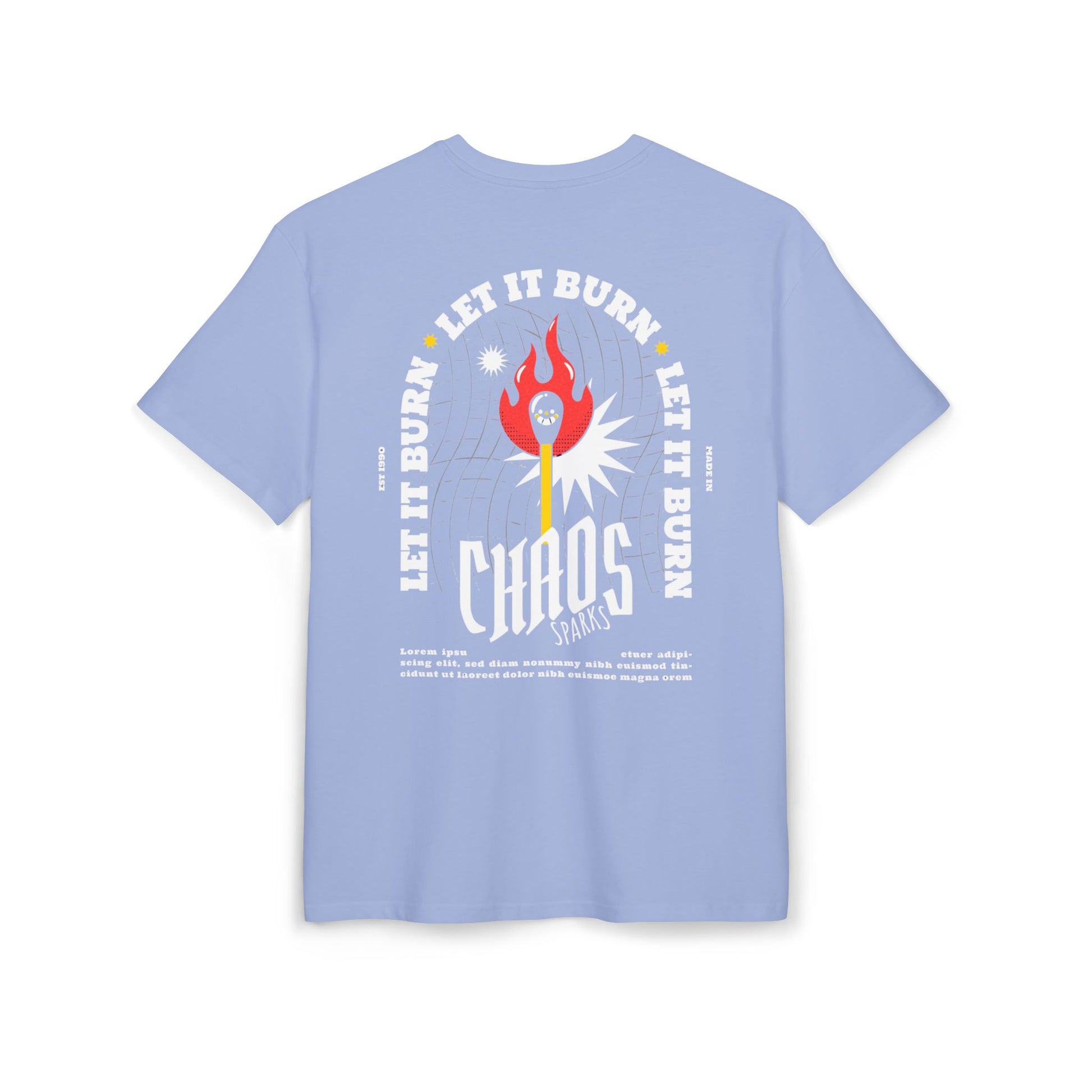 FASTLANE® Unisex Oversized T-SHIRT | LET IT BURN