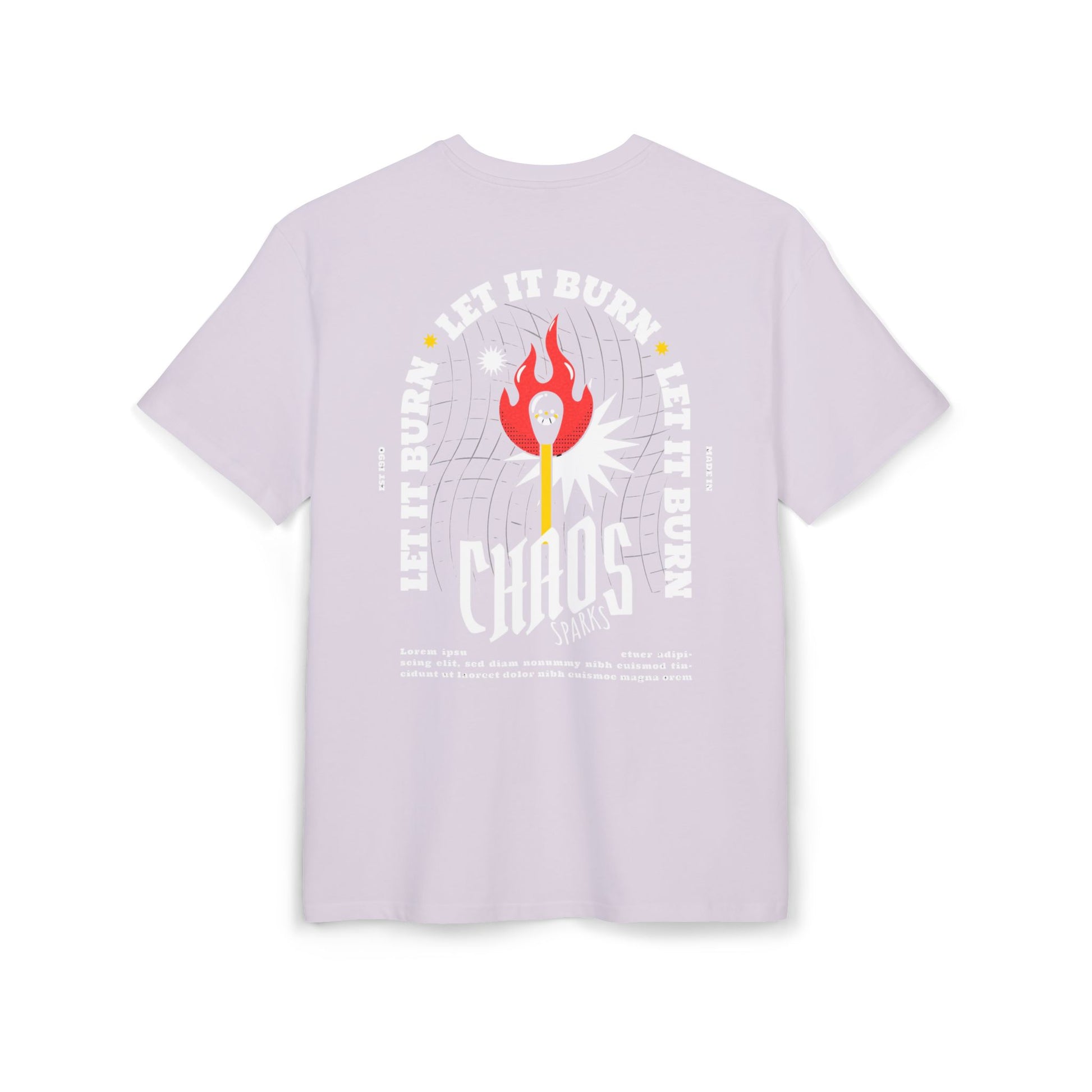 FASTLANE® Unisex Oversized T-SHIRT | LET IT BURN