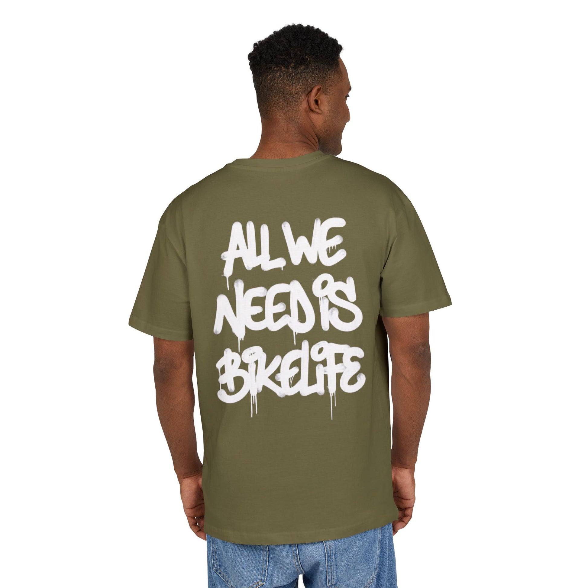 FASTLANE® Unisex Oversized T-SHIRT | ALL WE NEED IS BIKELIFE