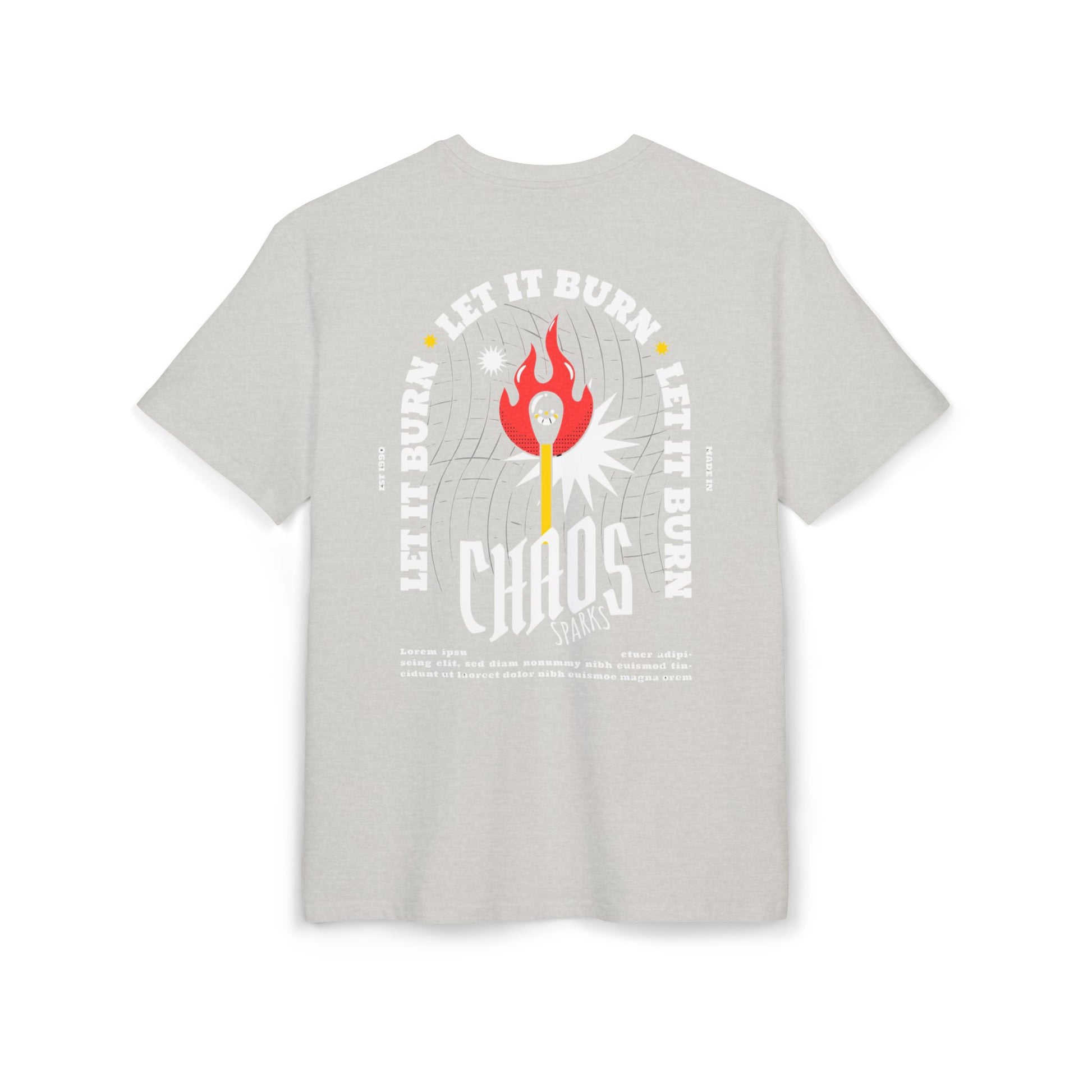FASTLANE® Unisex Oversized T-SHIRT | LET IT BURN