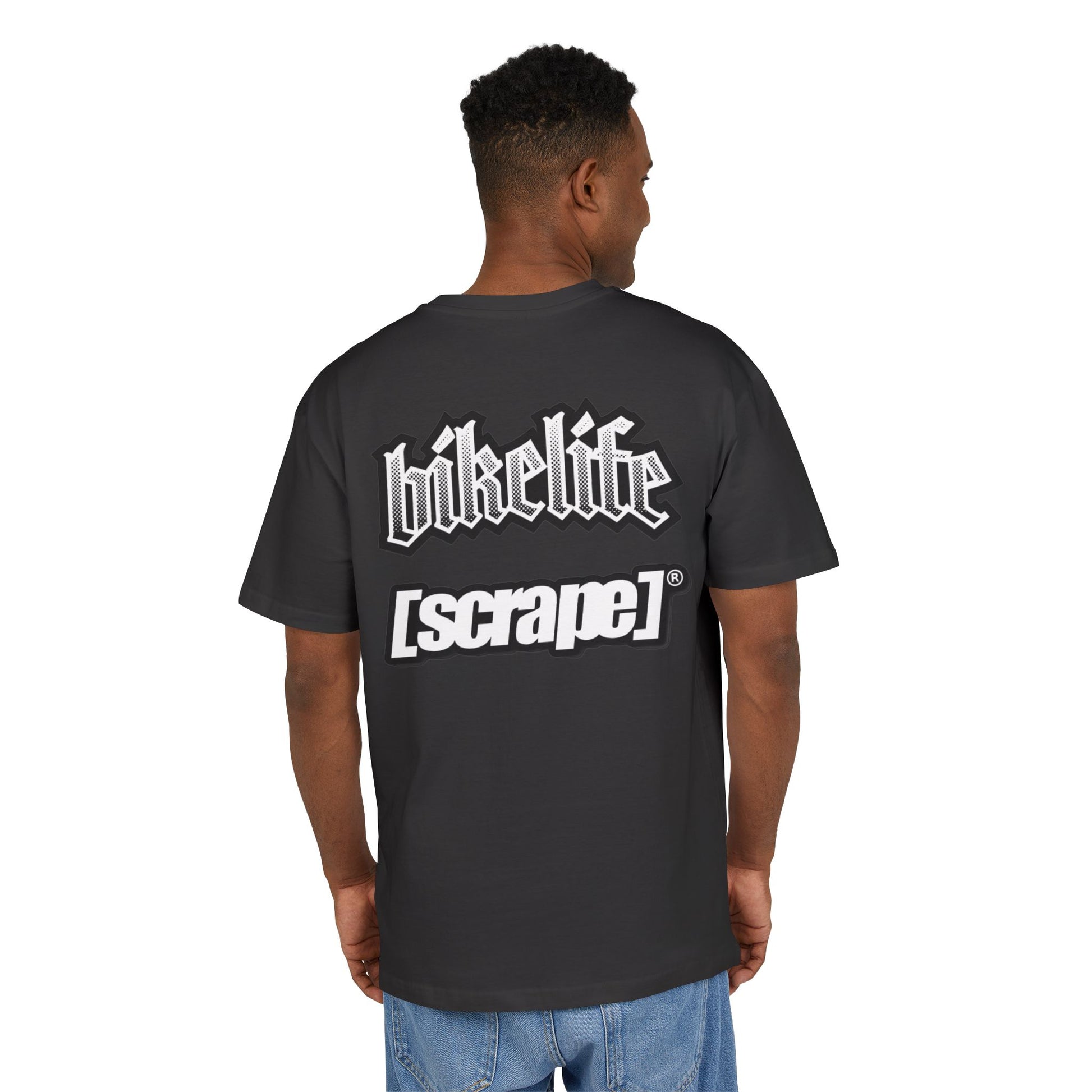 FASTLANE® Unisex Oversized T-SHIRT | BikeLife Scrape