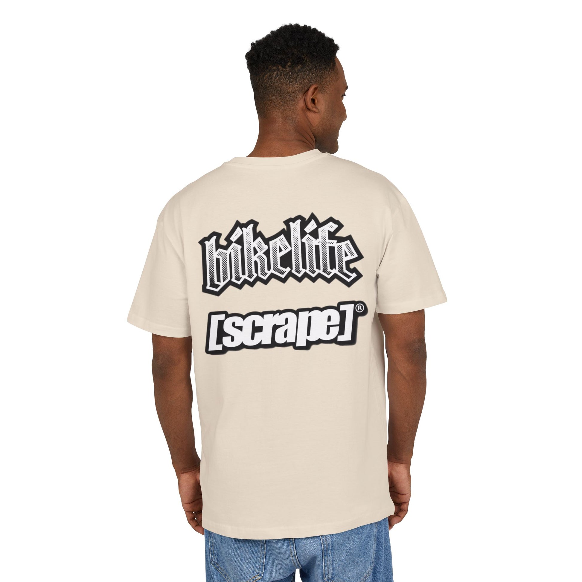 FASTLANE® Unisex Oversized T-SHIRT | BikeLife Scrape