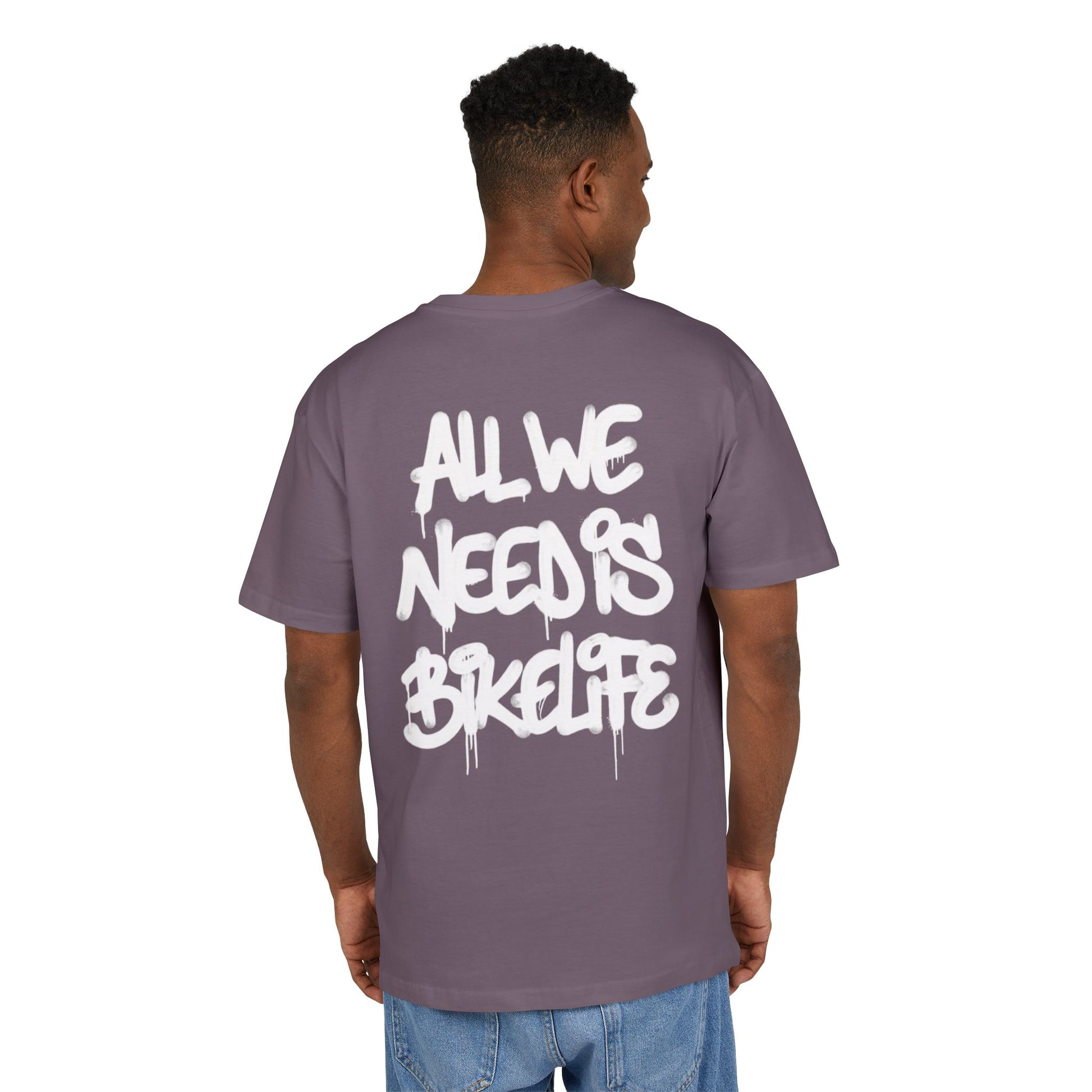 FASTLANE® Unisex Oversized T-SHIRT | ALL WE NEED IS BIKELIFE