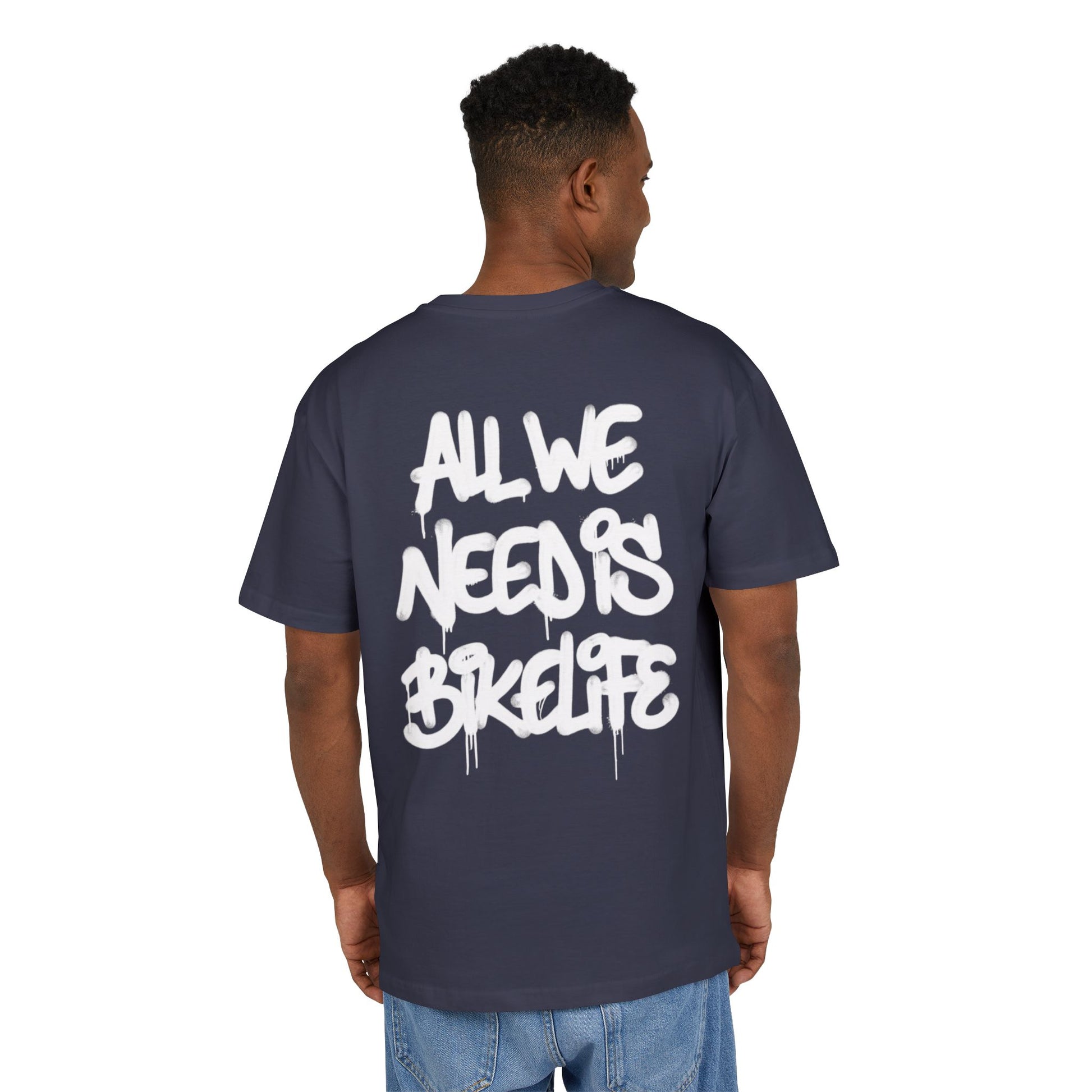 FASTLANE® Unisex Oversized T-SHIRT | ALL WE NEED IS BIKELIFE