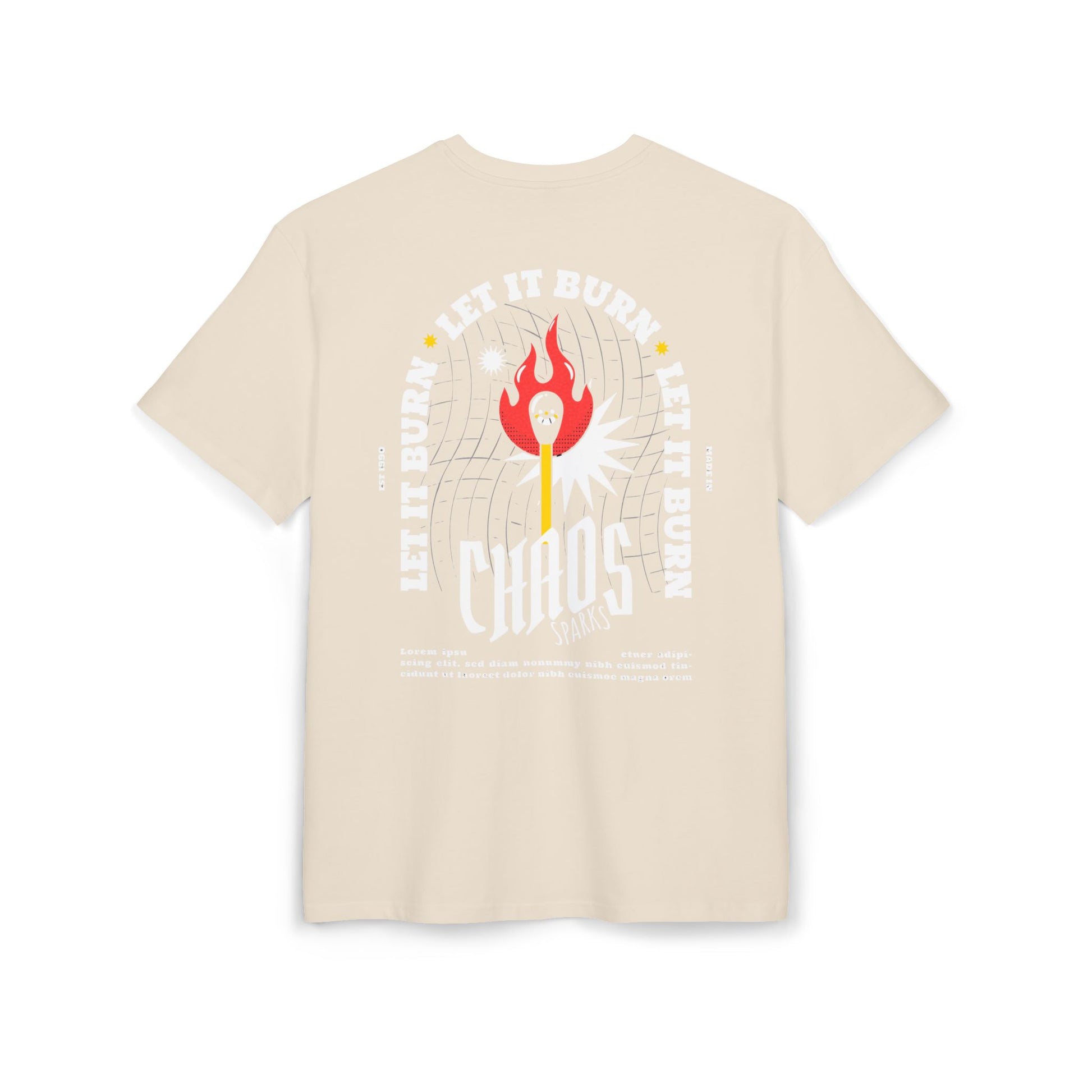 FASTLANE® Unisex Oversized T-SHIRT | LET IT BURN