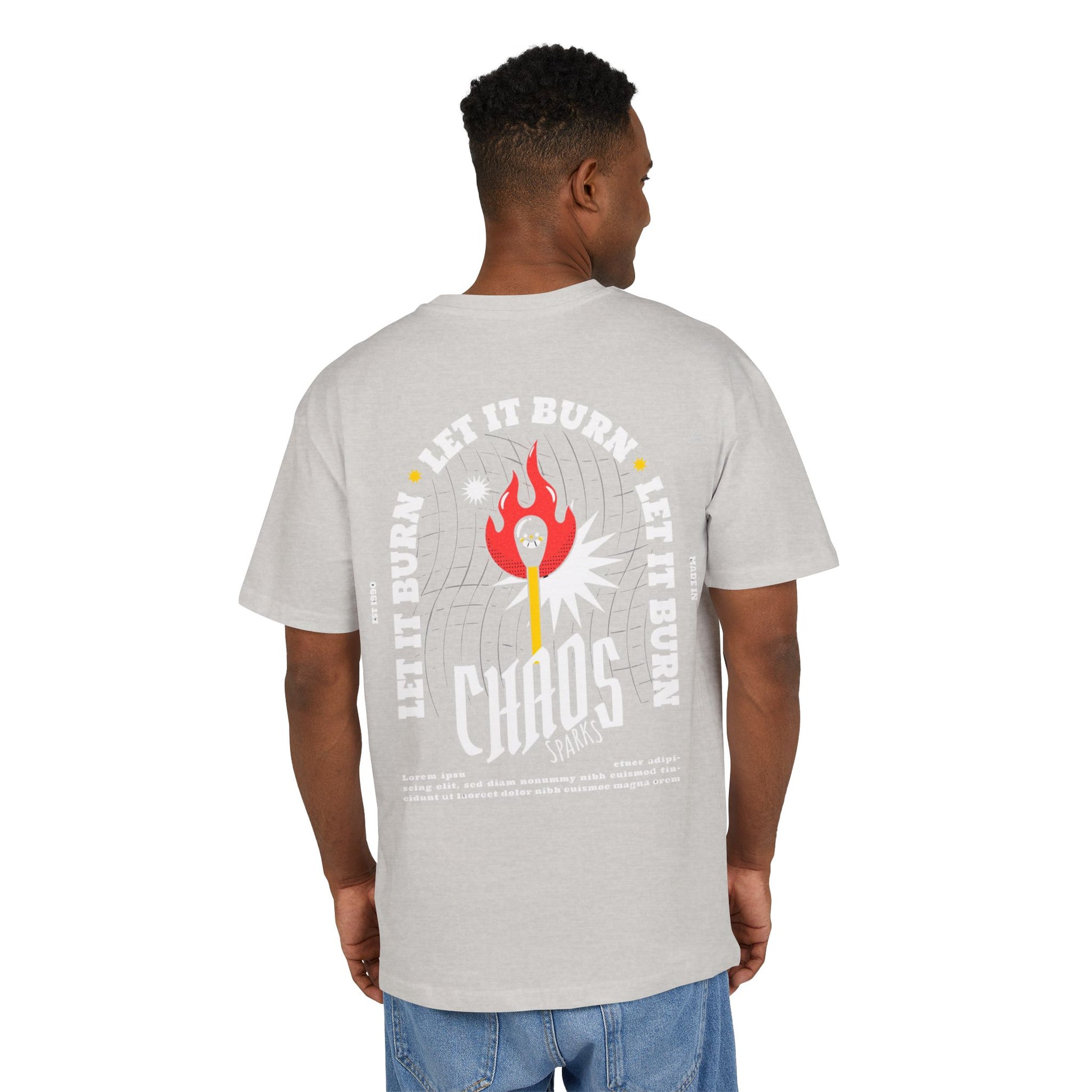 FASTLANE® Unisex Oversized T-SHIRT | LET IT BURN