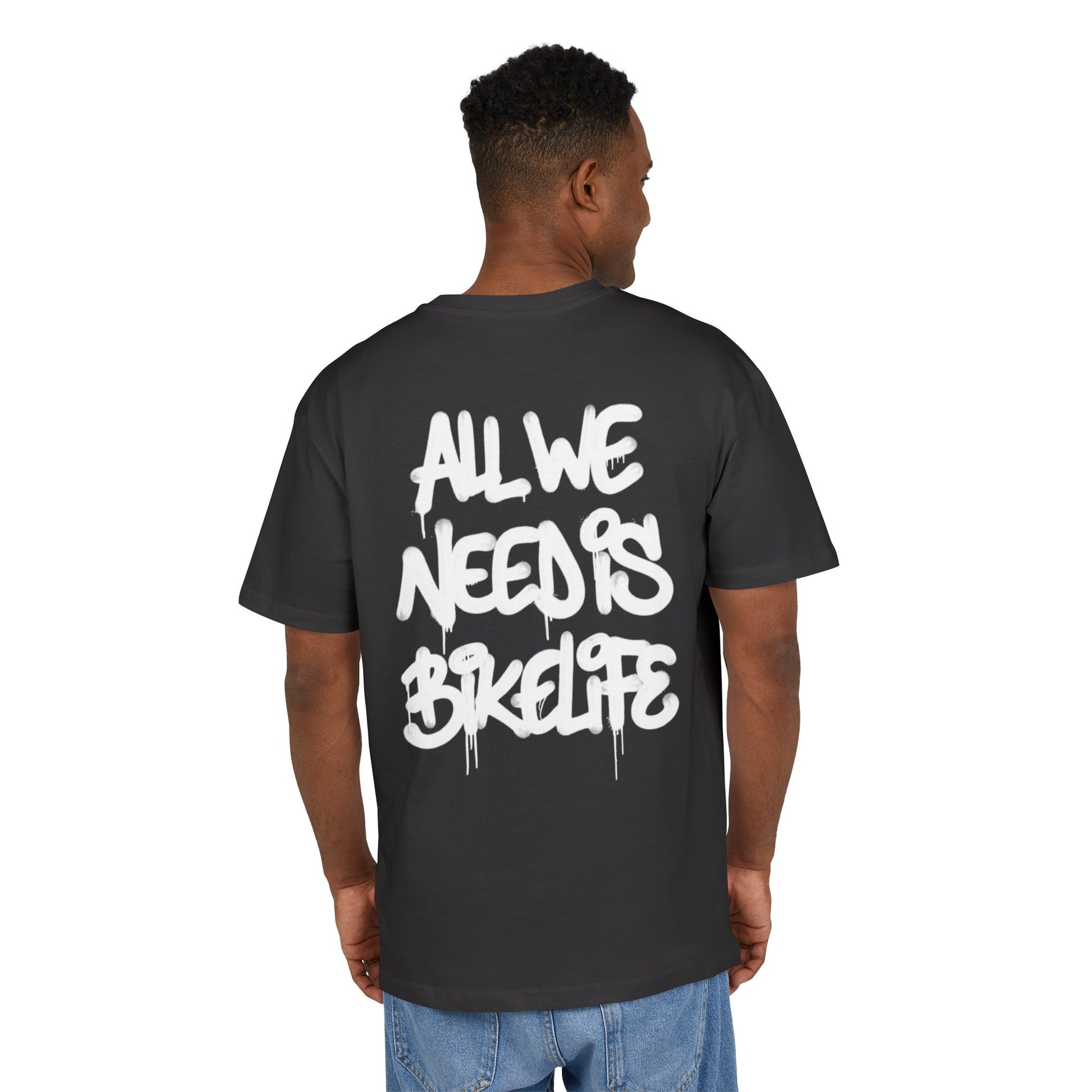 FASTLANE® Unisex Oversized T-SHIRT | ALL WE NEED IS BIKELIFE