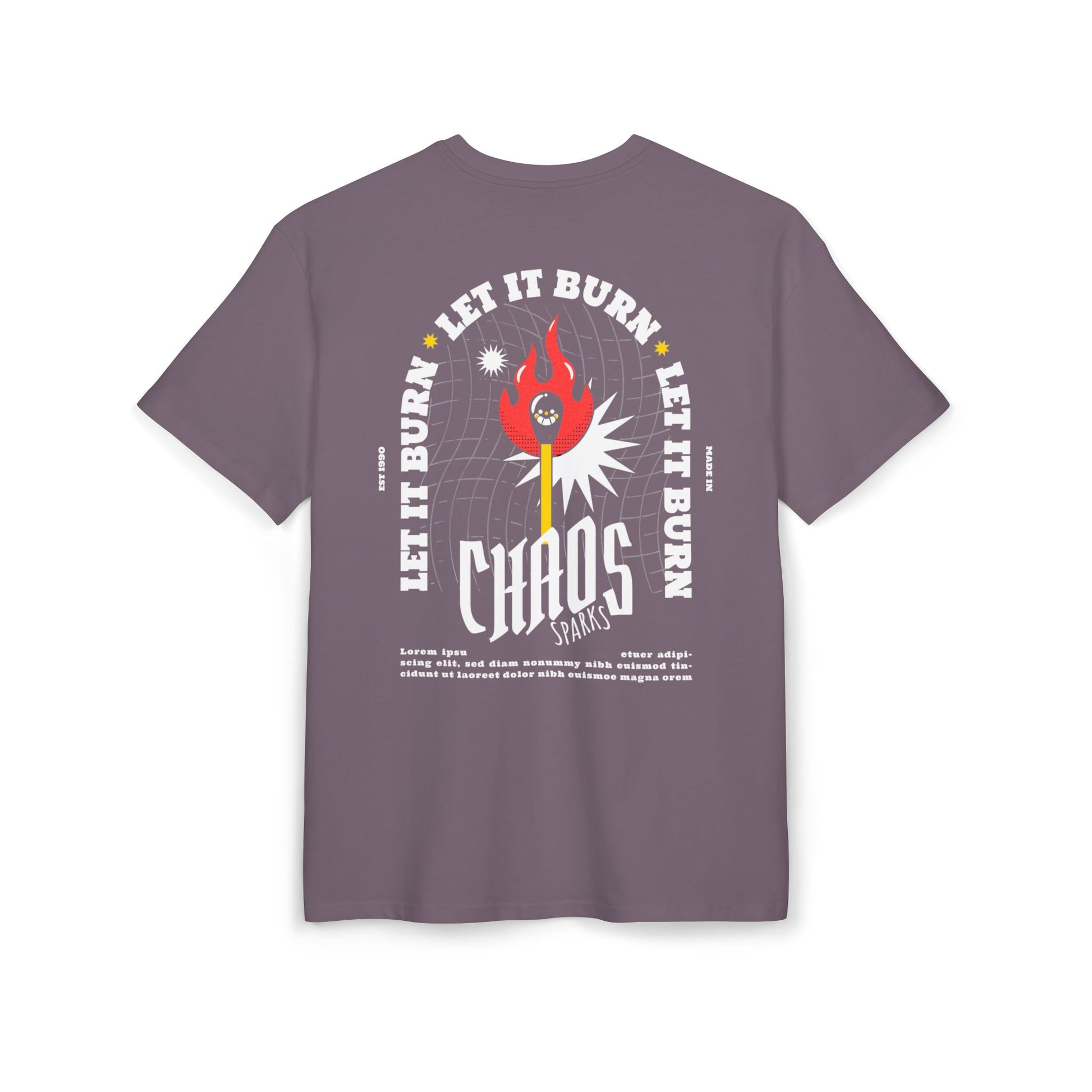 FASTLANE® Unisex Oversized T-SHIRT | LET IT BURN
