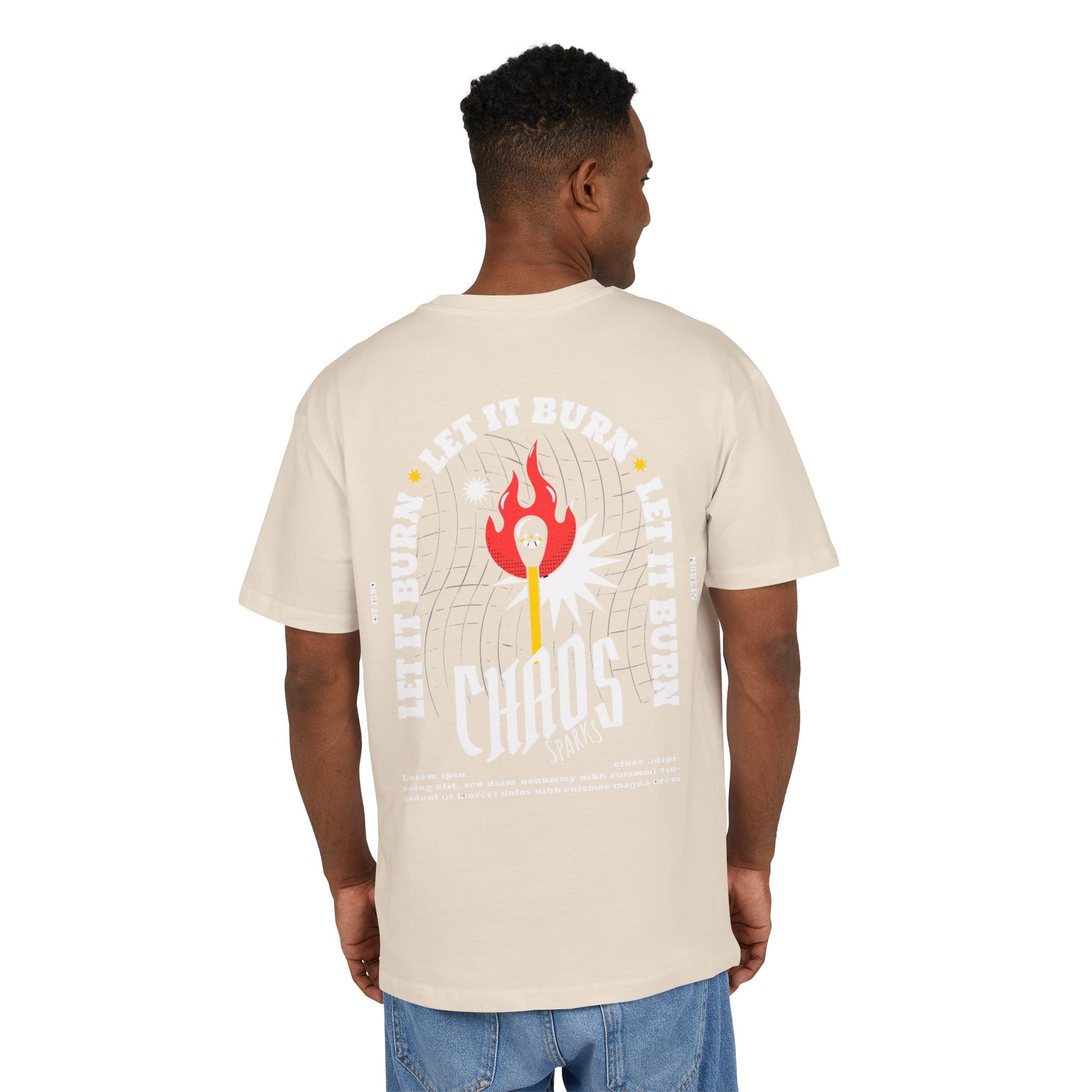 FASTLANE® Unisex Oversized T-SHIRT | LET IT BURN