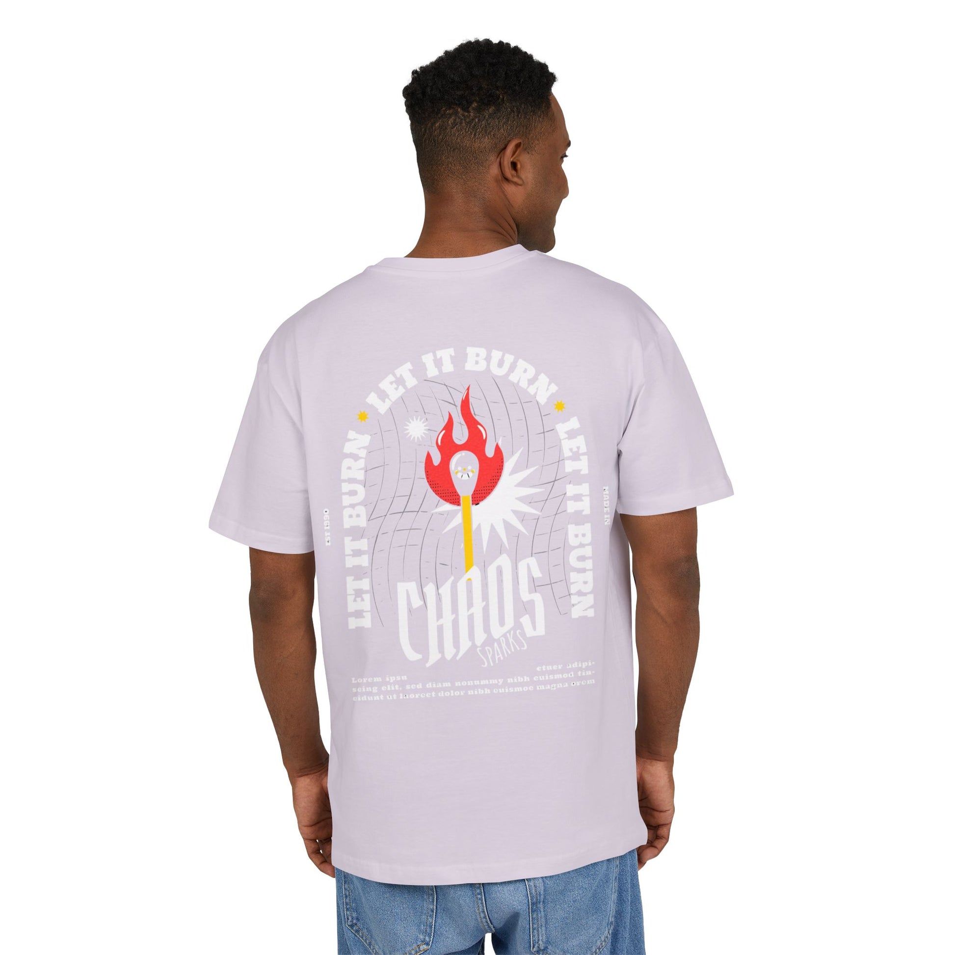 FASTLANE® Unisex Oversized T-SHIRT | LET IT BURN