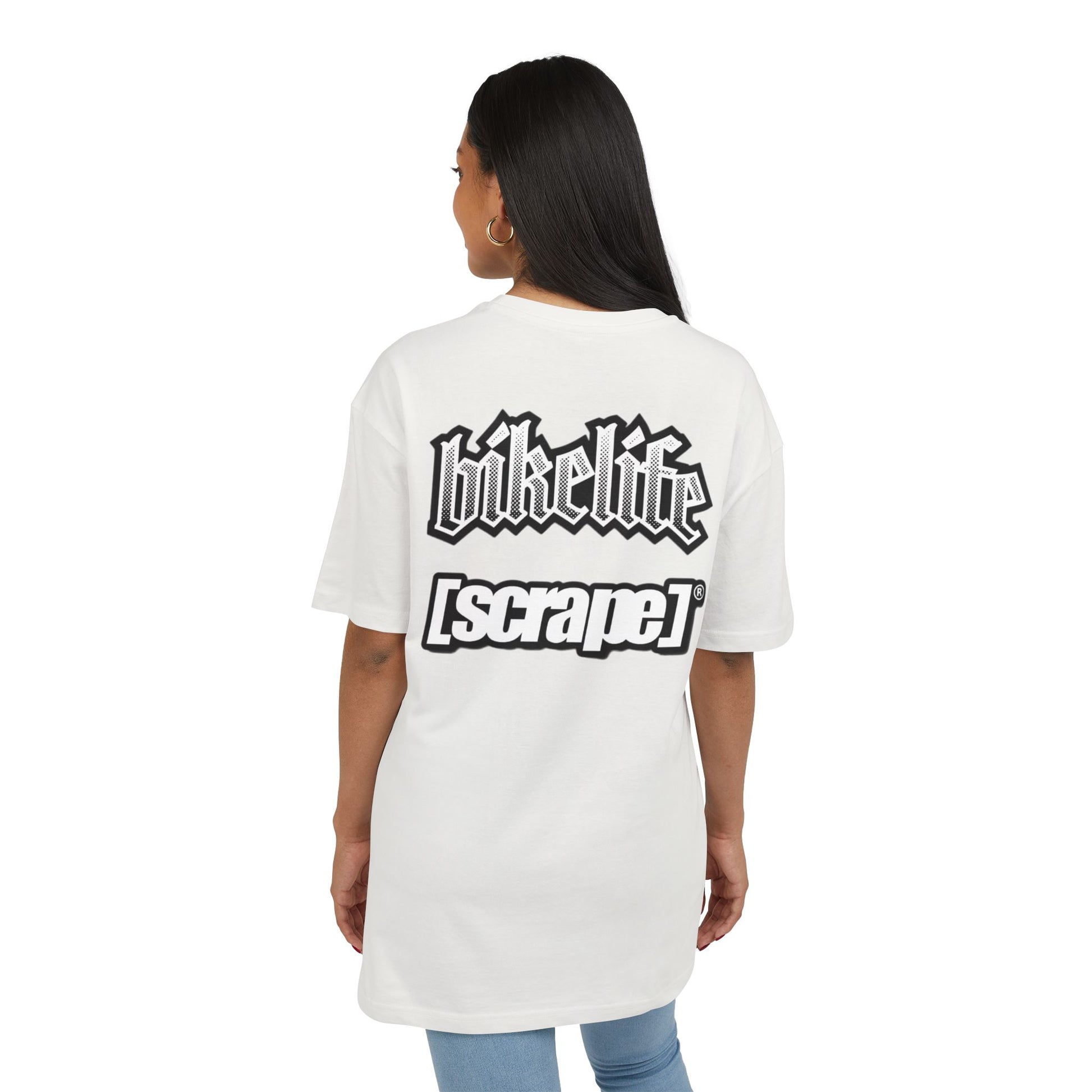 FASTLANE® Unisex Oversized T-SHIRT | BikeLife Scrape